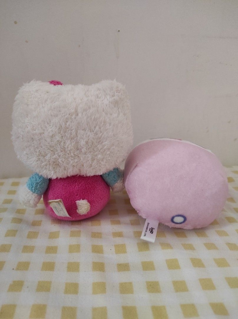 Vintage Sanrio Hello Kitty Plush Stuff Toy Set (Category: Plushies & Soft Toys) located in Bulacan. Submitted by _arawxtala_ (Listing ID 1394423394, Image 2). Description: -Price is negotiable just message :) -MOP: GCASH/MAYA/Bank Transfer- Pay As You Order, for the item and shipping fee -MOD: Direct JNT/ LBC -Shipping every weekends -First To Pay Basis -No Return/No Exchange/No Refund 🍀.