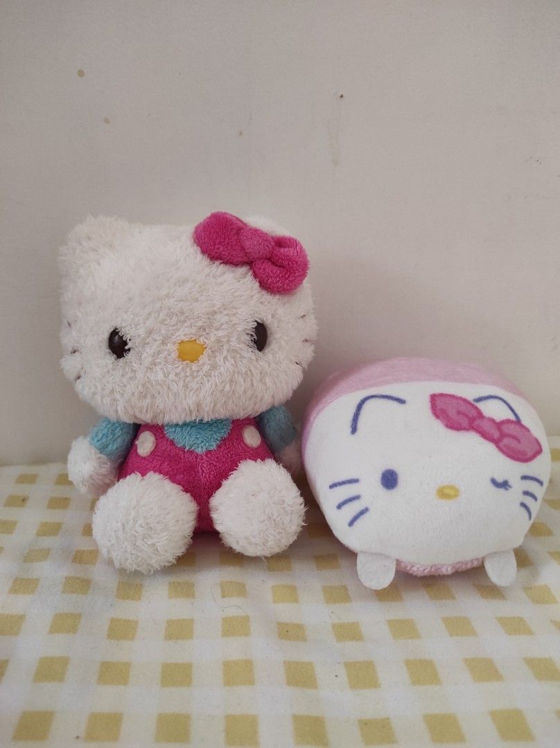 Vintage Sanrio Hello Kitty Plush Stuff Toy Set (Category: Plushies & Soft Toys) located in Bulacan. Submitted by _arawxtala_ (Listing ID 1394423394, Image 1). Description: -Price is negotiable just message :) -MOP: GCASH/MAYA/Bank Transfer- Pay As You Order, for the item and shipping fee -MOD: Direct JNT/ LBC -Shipping every weekends -First To Pay Basis -No Return/No Exchange/No Refund 🍀.