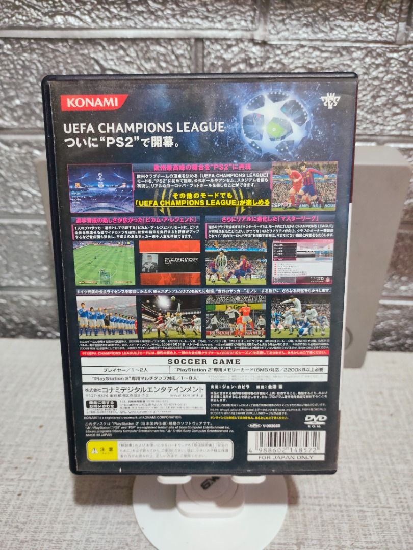 WINNING ELEVEN 2010 PS2 (Category: PlayStation) located in Santa Rosa. Submitted by tristanmunoz (Listing ID 1394547670, Image 2). Description: FOR SALE!!! Php 800 WINNING ELEVEN 2010 PS2 KONAMI NTSC-J 100% Authentic Tested working condition COLLECTORS ITEM Can do video calls Warranty: 24 hours testing warranty, will do change/return if item are proven damaged (will be void if defect is caused by accident, misuse, negligence, including tampering)