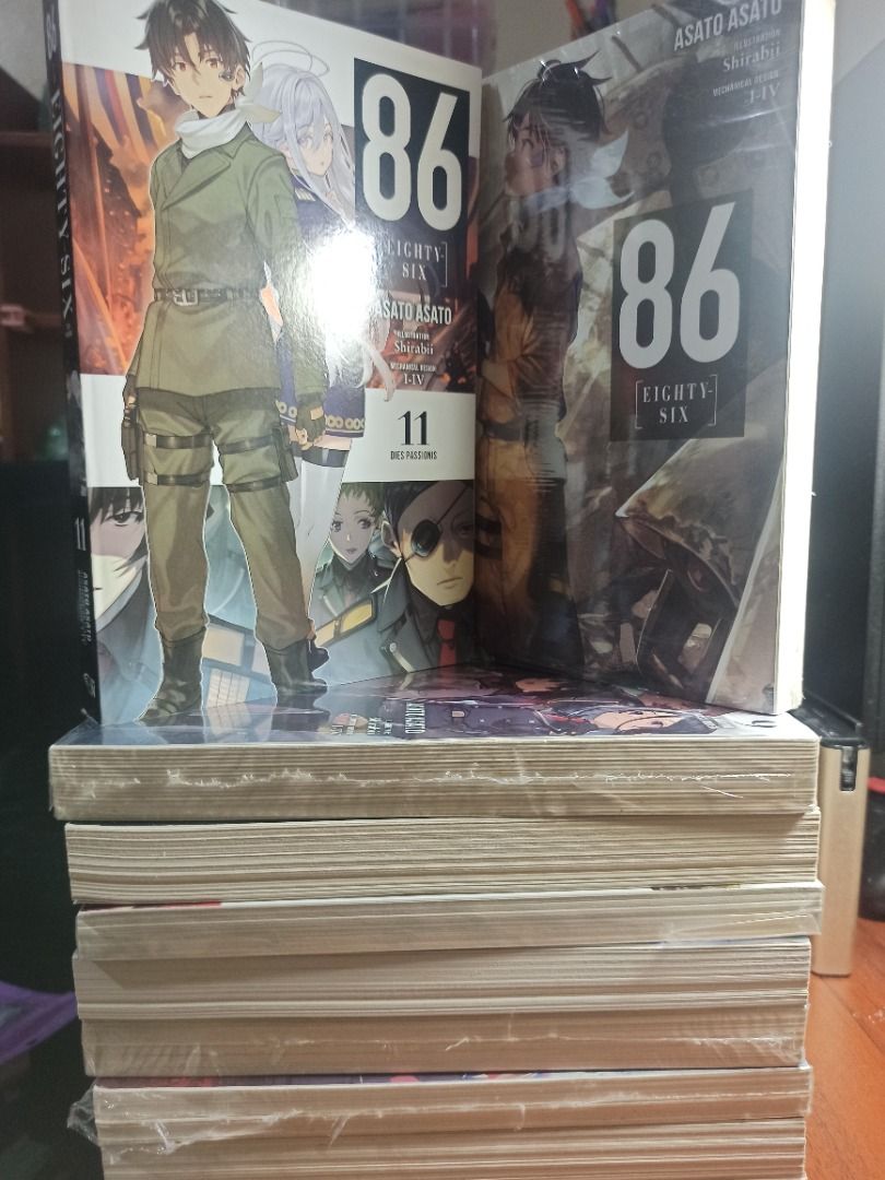 86 - Eighty Six Manga Volumes 2-11 (Category: Comics & Manga) located in Pasig City. Submitted by anyashawtl-78076 (Listing ID 1394612926, Image 3). Description: 📚 FOR SALE: 86 Light Novel (Vol. 2 – 11) 📚 ✨ Price: 💸 ₱650 each OR ₱6,250 for the whole set (Vol. 2–11) – Best Deal! 📍 Details: ✅ Condition: Gently used, well-kept ✅ Complete Volumes 2 to 11 – perfect for fans of the 86 series! ✅ Payment: GCash or Bank Transfer ✅ Buyer shoulders deli