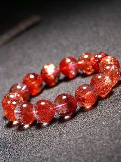 🌟[Premium Quality Golden Strawberry Crystal Bracelet] Attracting Positive Relationships • Wealth Accumulation | Natural Crystal Bracelet • Jewelry Accessory Gift • High-Frequency Energy Rare Crystal | Madagascar Vein • Mica Matrix • Enhanced Interpersonal Connections • Wealth Manifestation 🌟64236133108353110