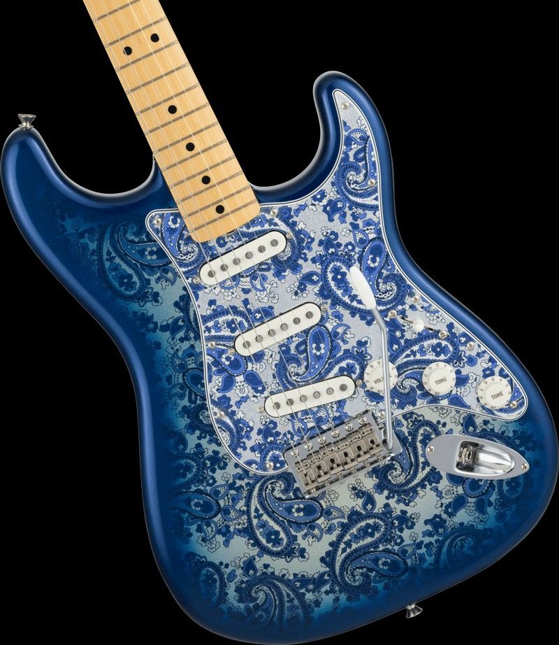Fender Japan Stratocaster Indigo Paisley