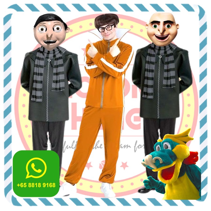 🎩 Mr. Gru & Vector Costumes – Despicable Me Duo! 🦹‍♂️, Hobbies & Toys ...