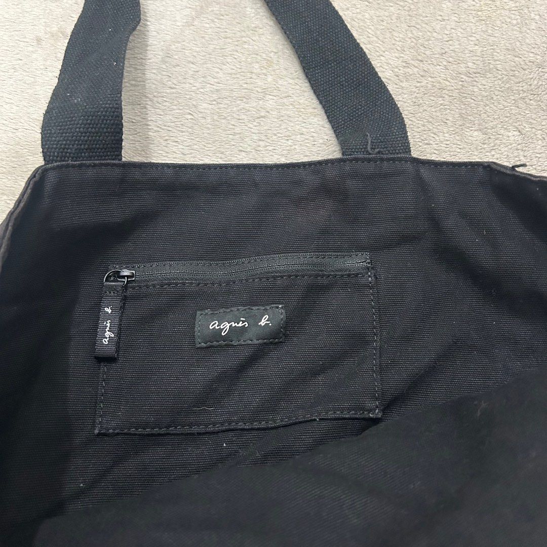 agnes b (Category: Tote Bags) located in Zamboanga. Submitted by sapananga (Listing ID 1394773327, Image 2). Description: agnes b tote bag 13L x 17w details are posted.