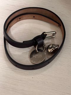 Alexander McQueen 深紫色手繩64205749556739110