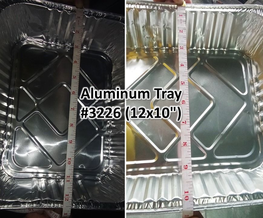 Aluminum Tray (with or without Cover Lids) (Category: Food Organization & Storage) located in Manila. Submitted by golden888onlineshop (Listing ID 1394706496, Image 2). Description: ✅ Aluminum Tray (with or without Cover Lids) Durable and good quality food container. Used in parties and gatherings; as a large takeout container for food that needs reheating; used at home for baking and cooking. Mostly used by restaurants, canteens and catering ser