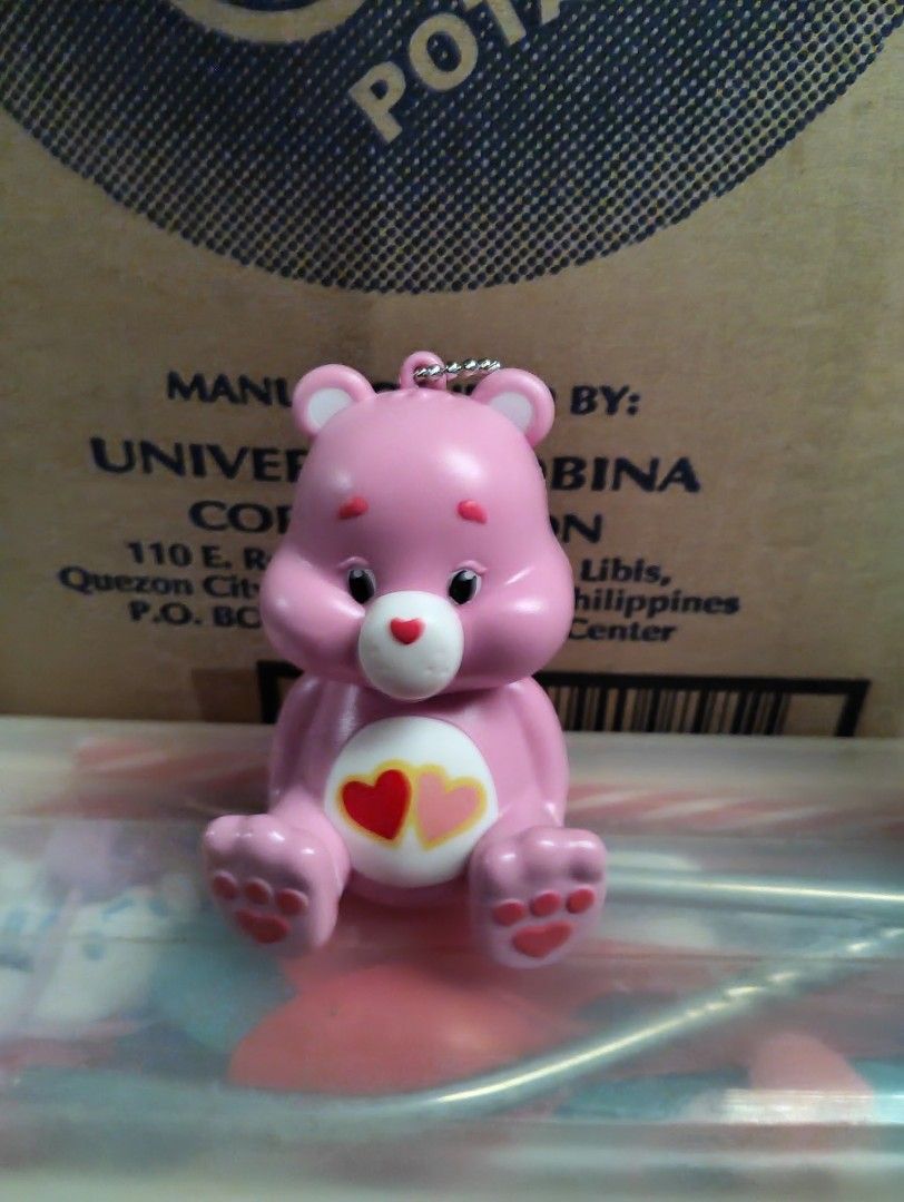 AUTHENTIC Care Bears Keychains (Category: Character Goods) located in Caloocan City. Submitted by loisxlane (Listing ID 1394660759, Image 3). Description: SOLD AT P300 EACH! authentic Care bears items price is fixed pymt First via bdo online for shipping only through grab or lalamove.