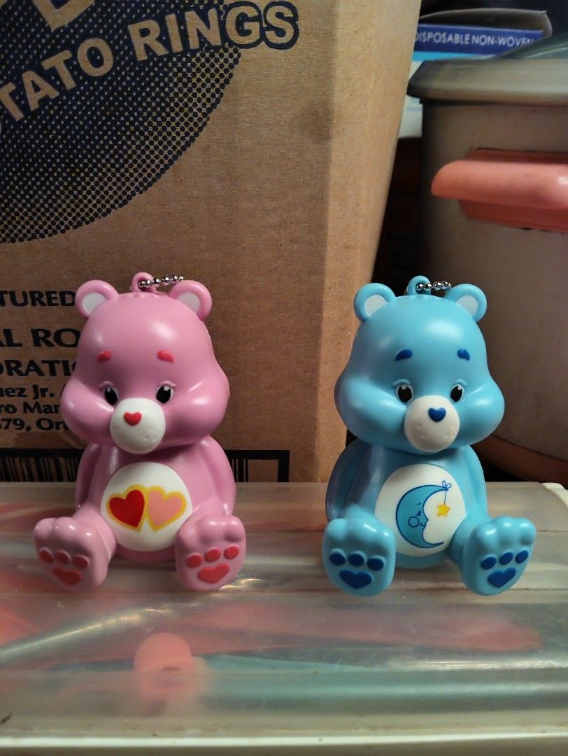 AUTHENTIC Care Bears Keychains (Category: Character Goods) located in Caloocan City. Submitted by loisxlane (Listing ID 1394660759, Image 1). Description: SOLD AT P300 EACH! authentic Care bears items price is fixed pymt First via bdo online for shipping only through grab or lalamove.
