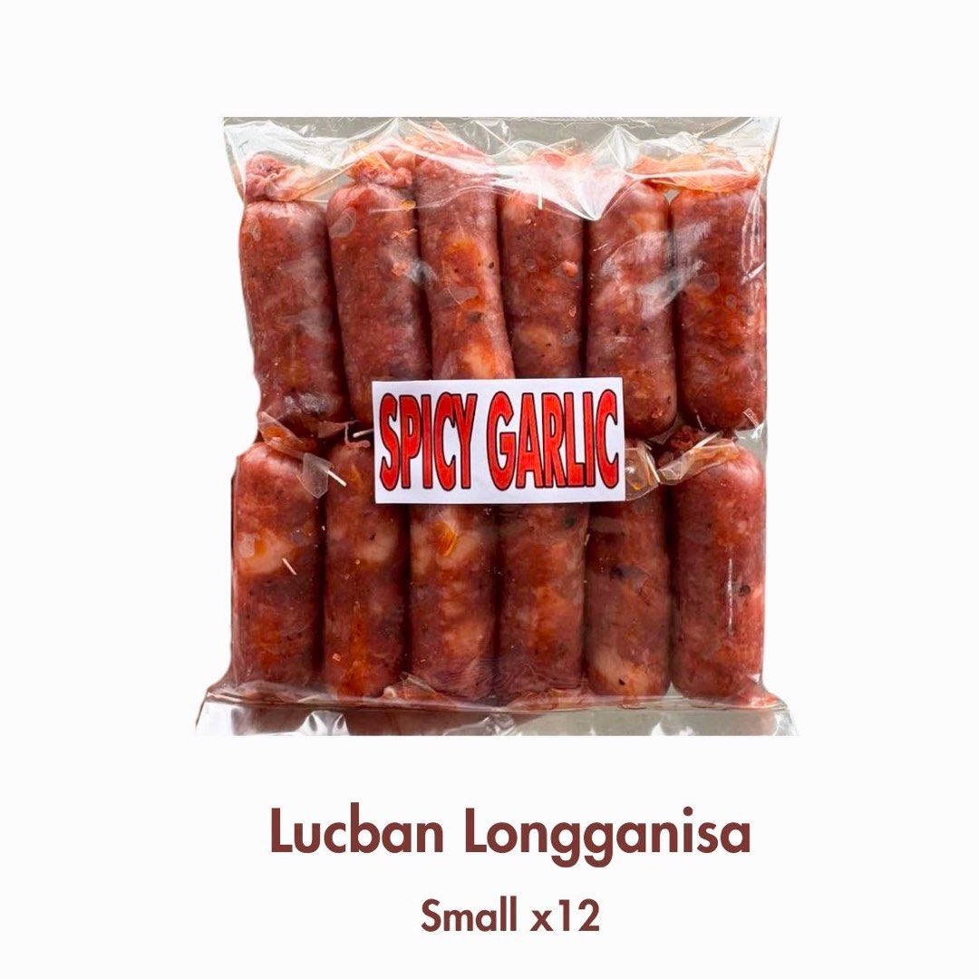 Authentic Lucban Longanisa (Category: Chilled & Frozen Food) located in Pasig City. Submitted by dcc07 (Listing ID 1394740550, Image 2). Description: ✨ AUTHENTIC LUCBAN LONGGANISA ✨ Fresh from Lucban, Quezon – guaranteed lutong probinsya taste! 🏞️ 💲 ₱150 per pack (12 pcs) 🍴 Available Flavors: 🧄 Original Garlic 🍯 Sweet Garlic 🌶️ Spicy Garlic 🌶️🍯 Sweet & Spicy Garlic.
