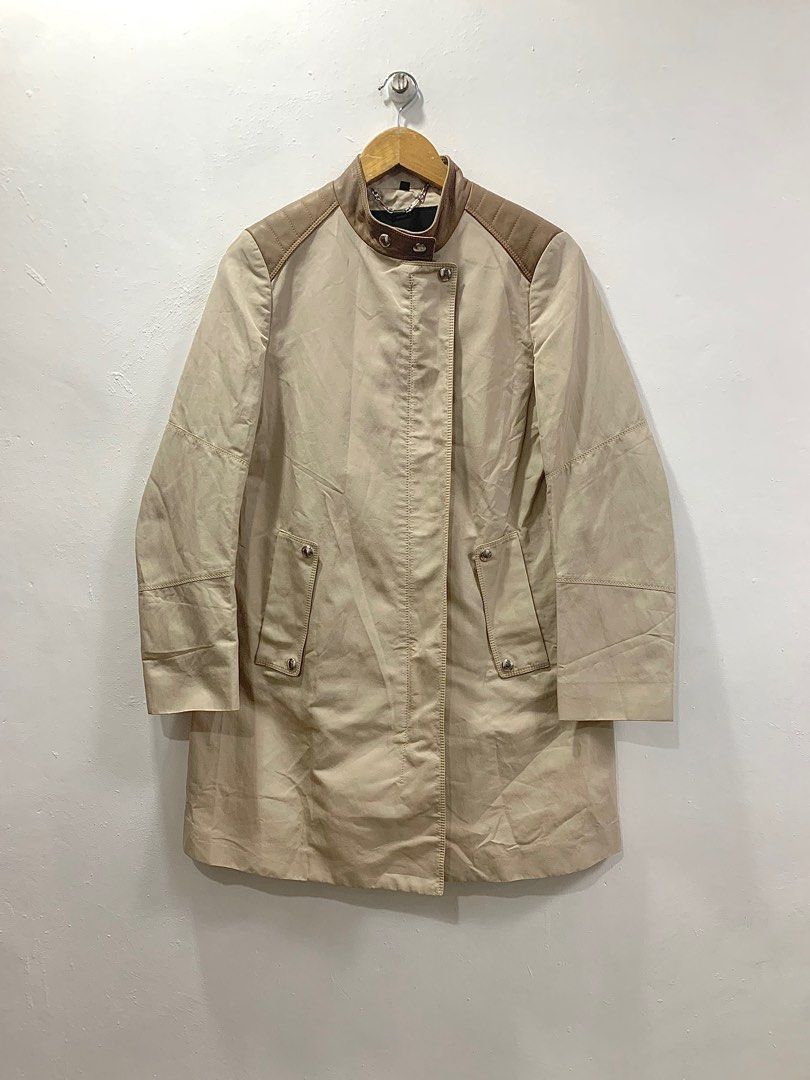 BELSTAFF QUILTED LEATHER SHOULDER - MIDI COAT JACKET (Category: Coats, Jackets and Outerwear) located in Cavite. Submitted by ___layern0ne (Listing ID 1394779909, Image 1). Description: NOTE: Requires professional leather cleaning to even out the color tone or can be worn as is Tagged Size: 40 Armpit to Armpit: 19 inches Shoulder to Shoulder: 15.5 inches Arm or Sleeve Length: 23.5 inches Length: 32 inches Measured laid flat and at its longest poi