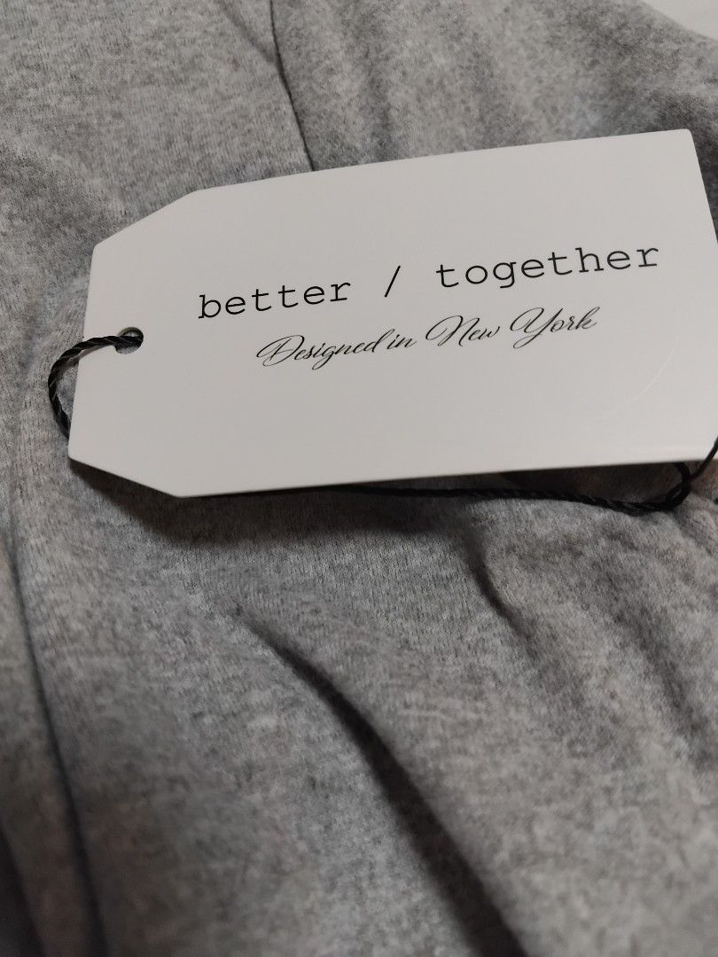 Better Together S/P T-shirts (Category: Shirts) located in Manila. Submitted by maryannlaman (Listing ID 1394691909, Image 2). Description: - Better Together T-shirts (3 pieces) - Colors: Gray,white and light green - Size: S/P - Fabric: 92% Polyester, 8% Spandex - Design: New York - Made in China - Bought as pack - 15×18 in - 600 pesos for 3 shirts.
