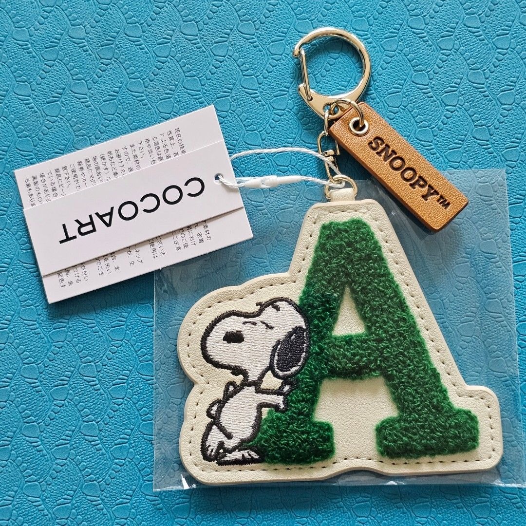[BNIB] Cocoart Marimo Craft Peanuts Snoopy Saga Letter A Initial Name ...