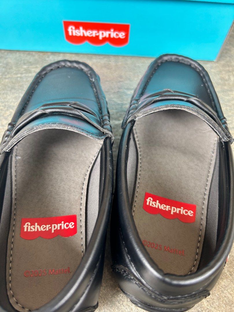 Boys Black / School Shoes (Category: Babies & Kids Fashion) located in Lipa City. Submitted by bituinpreloved (Listing ID 1394631169, Image 3). Description: Fisher Price Black Leather Shoes Size: 11 (17cm) Gently Used, with complete inclusions Excellent condition - worn for just 1 month (2x a week) before they were outgrown..