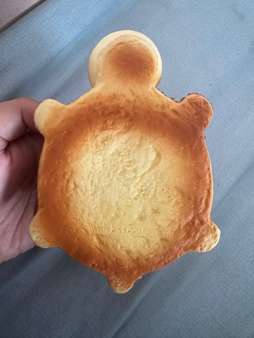 Breadou Turtle (Category: Plushies & Soft Toys) located in Singapore. Submitted by fxaxnxcxy_ (Listing ID 1394632418, Image 3). Description: Swipe to see the defect on neck. Meetup: Admiralty MRT station Delivery +$5.