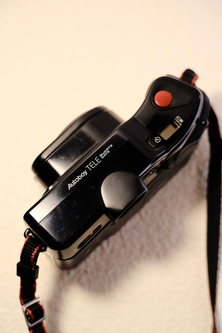 Canon Autoboy Tele (Category: Cameras) located in Davao. Submitted by carussel (Listing ID 1394660353, Image 2). Description: Canon Autoboy Tele -Fully Automatic 35mm point & shoot film camera -Easy to switch. Bi-focal Lens. 40mm f2.8 & 70mm f/4.9 Canon Lens. -Clean lens. Clear Viewfinder -Flash Working -Autofocus Working -Automatic film loading & rewind -Dummy Film Tested -Updated Date Stamp -Dedicated Multiple Exposure Button allows you to get 