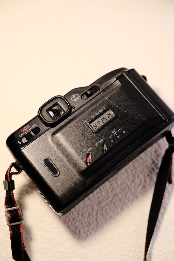Canon Autoboy Tele (Category: Cameras) located in Davao. Submitted by carussel (Listing ID 1394660353, Image 3). Description: Canon Autoboy Tele -Fully Automatic 35mm point & shoot film camera -Easy to switch. Bi-focal Lens. 40mm f2.8 & 70mm f/4.9 Canon Lens. -Clean lens. Clear Viewfinder -Flash Working -Autofocus Working -Automatic film loading & rewind -Dummy Film Tested -Updated Date Stamp -Dedicated Multiple Exposure Button allows you to get 