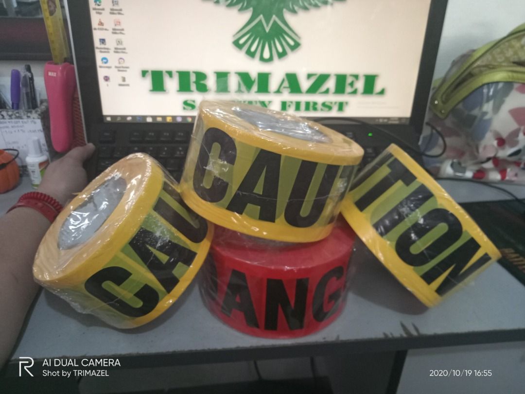 caution tape (Category: Construction Tools & Equipment) located in Pasig City. Submitted by khamille03 (Listing ID 1394610488, Image 1). Description: ✅ Guaranteed lowest price ✅ Quality products ✅ Big discount for bulk orders ✅ 100% LEGIT TRUSTED SUPPLIER! ✅ With Complete Legal Documents ✅ BIR Registered We Supply All Kinds Of PPE Supplies, Raincoat, Hard Hat, Cooler Box, Plastic Trash Bin, Road Barriers, Kayak Boats, Crystal Kayak, Traffic Cone,