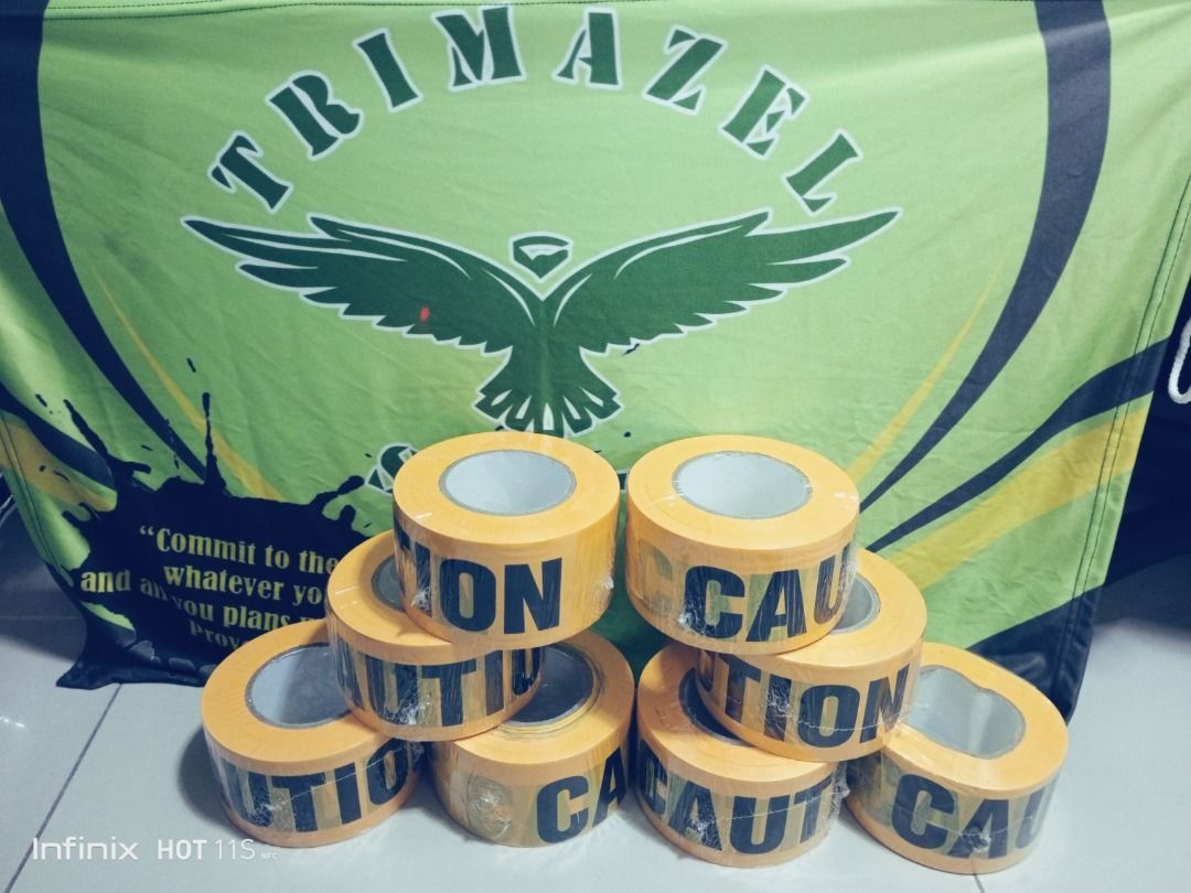 caution tape (Category: Construction Tools & Equipment) located in Pasig City. Submitted by khamille03 (Listing ID 1394611021, Image 1). Description: ✅ Guaranteed lowest price ✅ Quality products ✅ Big discount for bulk orders ✅ 100% LEGIT TRUSTED SUPPLIER! ✅ With Complete Legal Documents ✅ BIR Registered We Supply All Kinds Of PPE Supplies, Raincoat, Hard Hat, Cooler Box, Plastic Trash Bin, Road Barriers, Kayak Boats, Crystal Kayak, Traffic Cone,