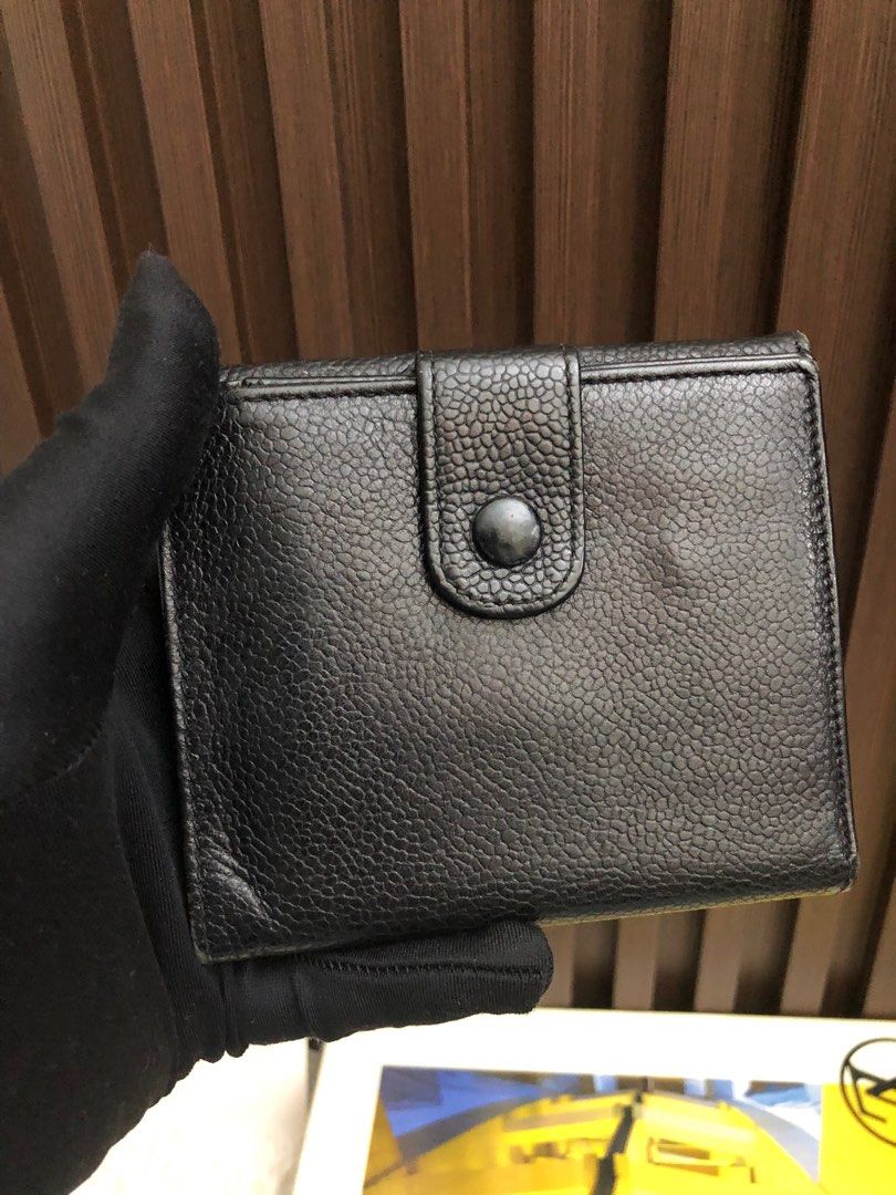Chanel Small Black Caviar Wallet (Category: Luxury Bags & Wallets) located in Pasay City. Submitted by cpb__ (Listing ID 1394754678, Image 2). Description: ▪️Caviar Black Wallet ▪️Inclusion: no inclusion ▪️Origin of goods: Japan ▪️₱9,800 ▪️MOP: Bpi /Metrobank ▪️Shipping: Same Day Delivery within Metro Manila (LBC (Provincial) ____________________________ ⚠️DISCLAIMER: CPB is not associated or affiliated with any of the brands featured. All copyri
