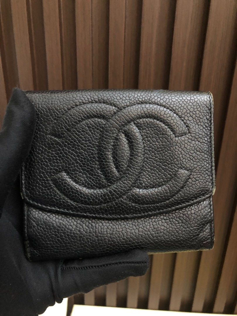 Chanel Small Black Caviar Wallet (Category: Luxury Bags & Wallets) located in Pasay City. Submitted by cpb__ (Listing ID 1394754678, Image 1). Description: ▪️Caviar Black Wallet ▪️Inclusion: no inclusion ▪️Origin of goods: Japan ▪️₱9,800 ▪️MOP: Bpi /Metrobank ▪️Shipping: Same Day Delivery within Metro Manila (LBC (Provincial) ____________________________ ⚠️DISCLAIMER: CPB is not associated or affiliated with any of the brands featured. All copyri