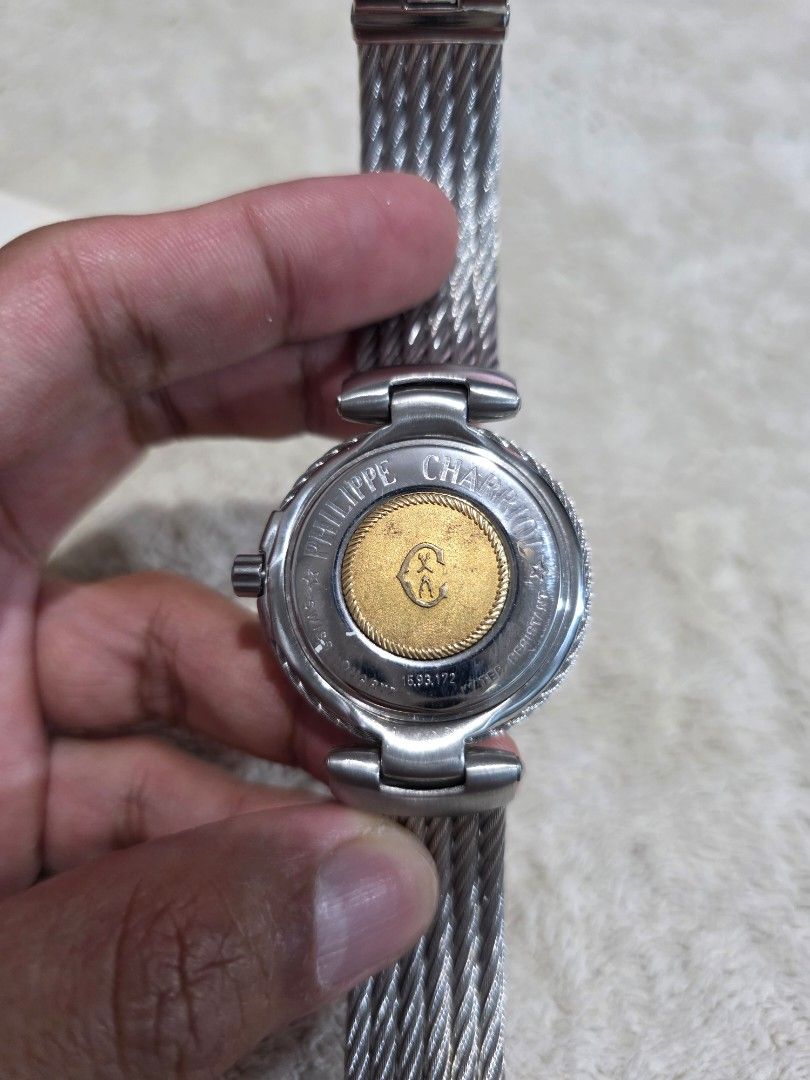 Charriol moonphase Watch (Category: Luxury Watches) located in Mandaluyong City. Submitted by tof_reyes (Listing ID 1394749072, Image 3). Description: Unisex Feel free to check in person. I think this fits best for those with 17cm - 17.5cm wrist size.