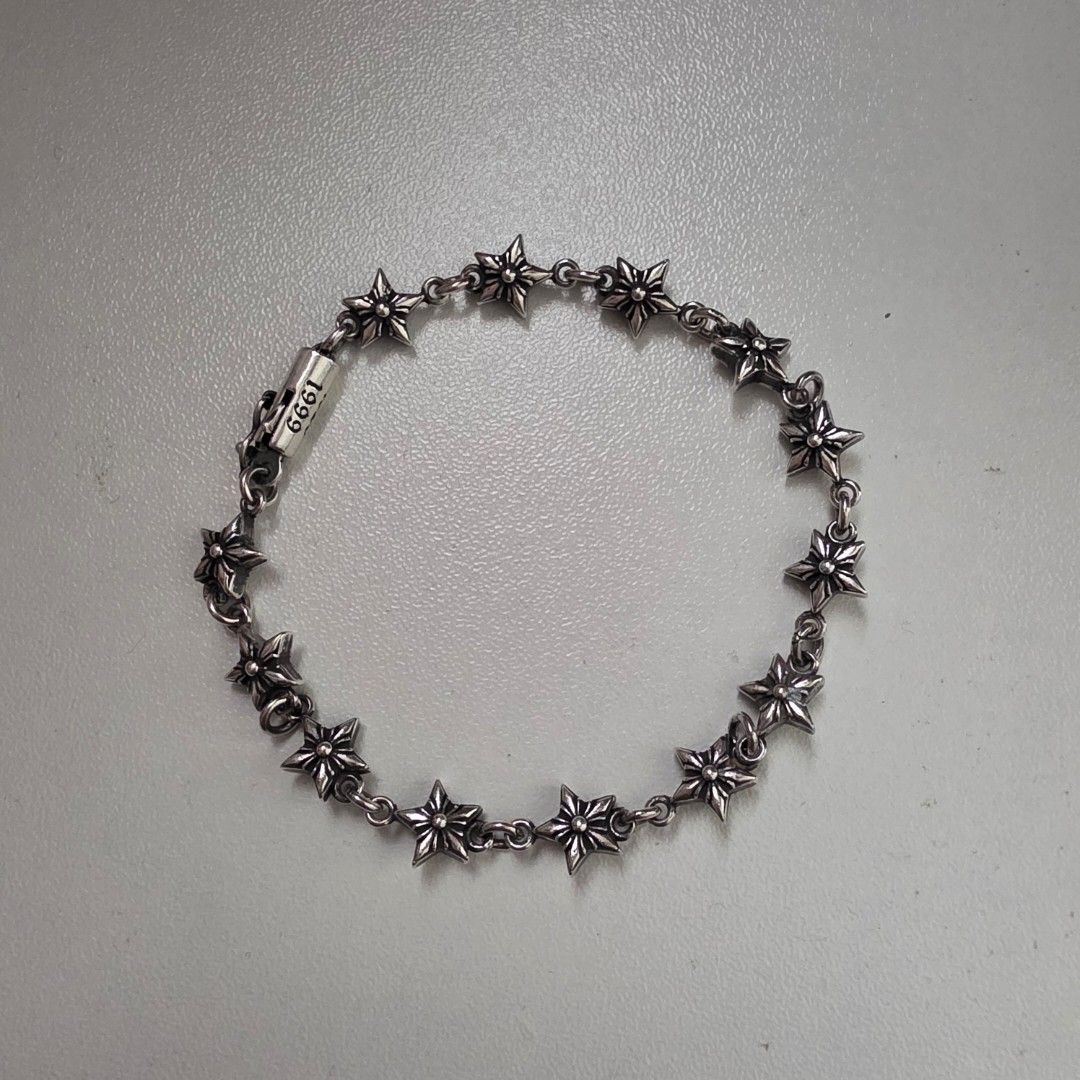 Chrome Hearts Mini Star Bracelet | 5 sided star accessory (Category: Jewelry) located in Manila. Submitted by xxxdaragon (Listing ID 1394690579, Image 1). Description: Chrome Hearts Mini Star Bracelet • the design is a 5 sided star • bought in a 2nd hand shop in japan • no inclusions, just the bracelet itself.