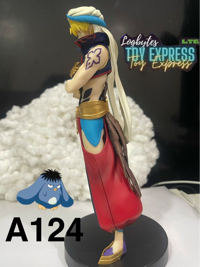 Fate Grand Order Gilgamesh Caster (Category: Figurines & Statues) located in Subic. Submitted by logbytestoyexpress (Listing ID 1394773340, Image 3). Description: Fate Grand Order Gilgamesh Caster Loose | may paint dirt sa legs | no broken/missing parts | not sure if dirt pain ung sa turban or design talaga. Wysisyg / as Please manage your expectations. For a secondhand items, please expect minimal dirt, paint tranfer or some no broken/missing pa