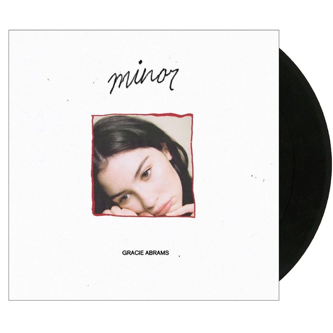 Gracie Abrams - Minor Vinyl Record (Category: Vinyls) located in Las Pinas. Submitted by tatie.s (Listing ID 1394742406, Image 1). Description: Vinyl record of Gracie Abrams' "Minor" album. The record includes the songs "Friend", "Unlearn", and "I miss you, I'm sorry". includes inner and outer sleeves played once bought from Singapore.