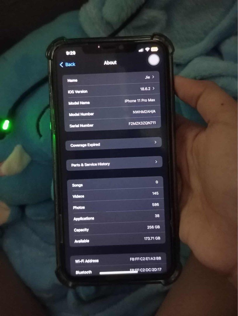 iPhone 11 Pro Max (Category: iPhone 11 Series) located in Tuguegarao City. Submitted by kimlee_ (Listing ID 1394623797, Image 3). Description: FS IPHONE 11 PRO MAX // LADY OWNED PHP12,000 72% BATTERY HEALTH 256GB NO SIM RESTRICTIONS TRUE TONE WITH MINIMAL DENTS (normal for second hand) WITH REPLACEMENT CHARGER WITH TEMPERED WITH CASE HONEST ISSUE: NO FACE ID FOR SALE ONLY, NO SWAP.