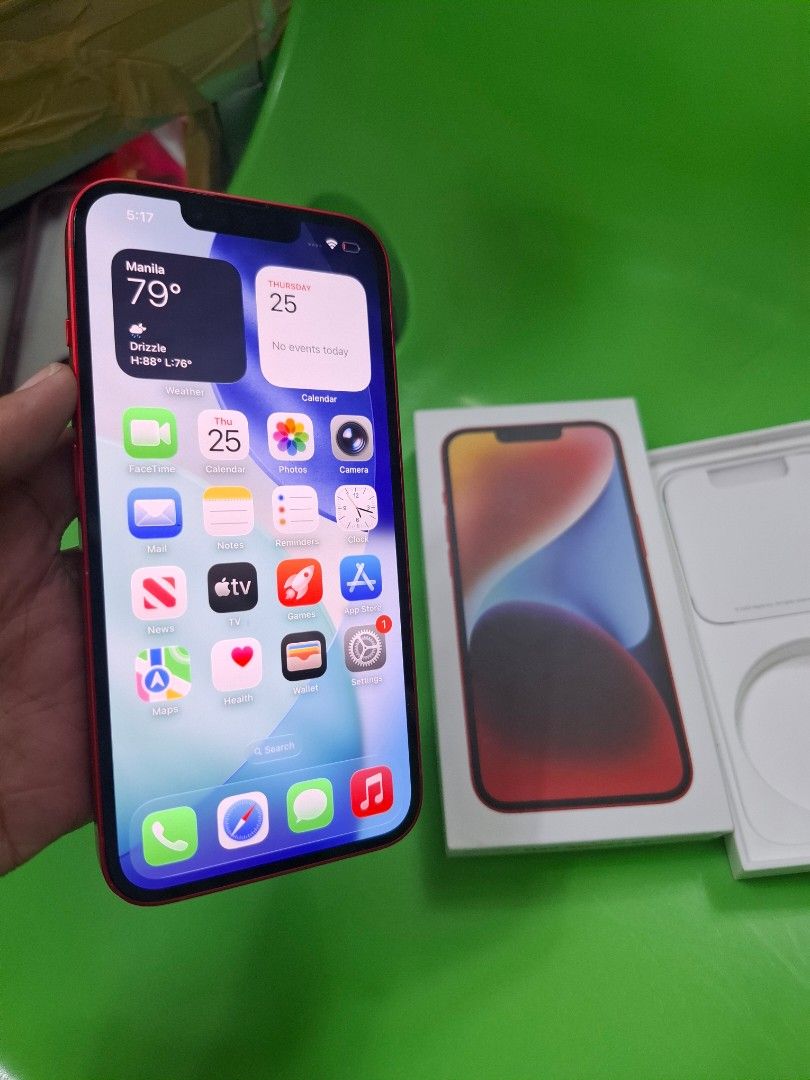 Iphone 14 256gb Red Product (Category: iPhone 14 Series) located in San Juan City. Submitted by tanexsulla42 (Listing ID 1394771639, Image 2). Description: Buy And Sell Gadget We accept trade in Accept Instalmnent: 📍Credit Card 📍Ggives 📍Skyro 📍Home Credit (For Brandnew Only) We Do Meetups / Deliver Txt or Call 09959523680/09950171472 Facebook Page: 📍 Jenny Telecom You can visit our Physical store in 2ndfloor Cellphone Area Stall number " Y- 