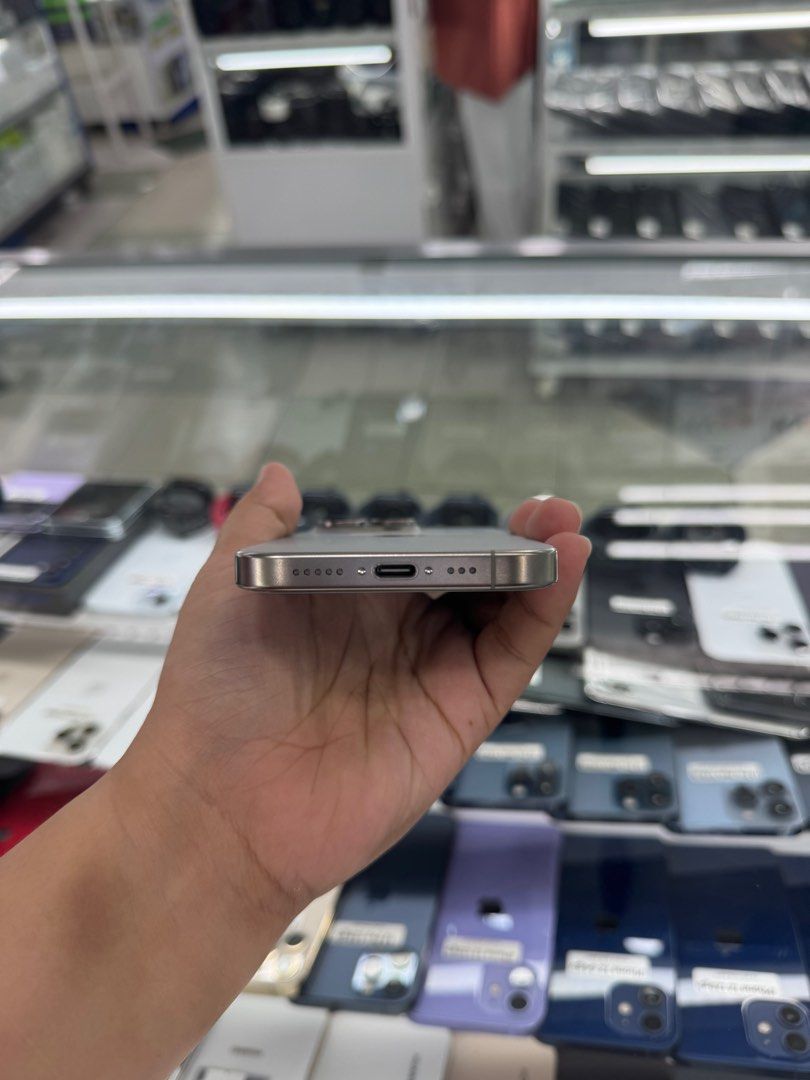 Iphone 16 Pro 1TB 100% batt FU NTC (Category: iPhone 16 Series) located in San Juan City. Submitted by javedsgadgetshop (Listing ID 1394612941, Image 2). Description: INSTALLMENT OPTIONS : SPAY LATER / GGIVES / CREDIT CARD! WE BUY AND SELL SO PWEDE MAGBINTA OR SWAP ! Quick Specs : 💵 Iphone 16 Pro •1TB •NTC Variant •100% batt health •Factory Unlock •95% Smoothness •No hidden issue | No Repaired •100% Authentic | Not Refurbished •w/ OEM Charger & 