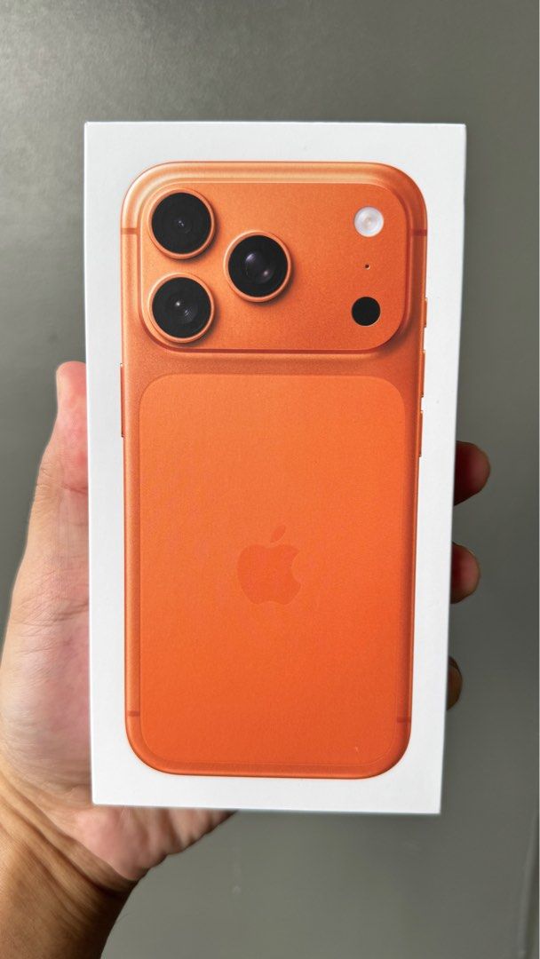 iPhone 17 Pro 512GB cosmic orange (Category: iPhone 17 Series) located in Makati City. Submitted by cham21 (Listing ID 1394615282, Image 2). Description: ON HAND.
