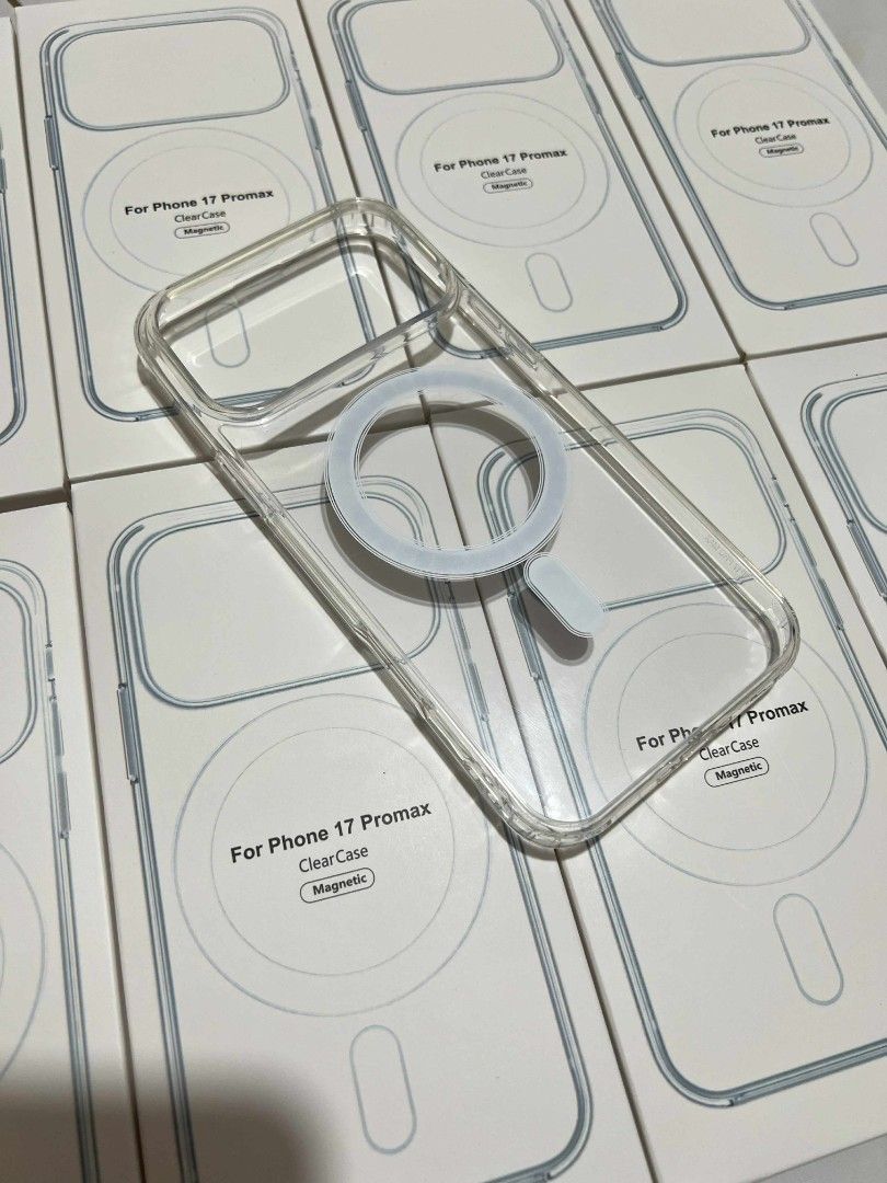 iPhone 17 Pro Max| 17 Pro| Air| 17 Magsafe Clear Case (Category: Cases & Sleeves) located in Manila. Submitted by zionmerced (Listing ID 1394664860, Image 1). Description: Also available for iPhone 11 to 17 pro max.