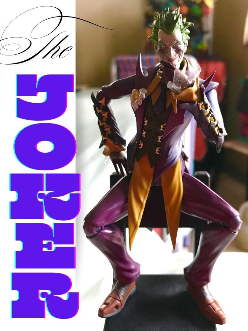 JOKER INJUSTICE SHF (Category: Figurines & Statues) located in Navotas City. Submitted by miguelboogle (Listing ID 1394693363, Image 1). Description: “THE JOKER” * SHF THE JOKER INJUSTICE * LOOSE / AS IS * GREAT CONDITION * GODS AMONG US * CHAIR NOT INCLUDED Delivery of ur choice @ ur xpenz..