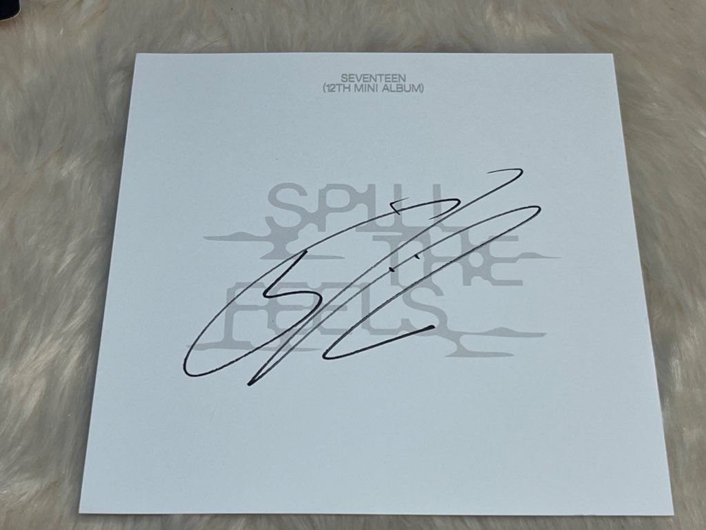 JUN OFFICIAL SIGNED POSTCARD - SPILL THE FEELS (Category: K-Wave Merchandise) located in Marikina City. Submitted by yanaskshop (Listing ID 1394644984, Image 1). Description: .