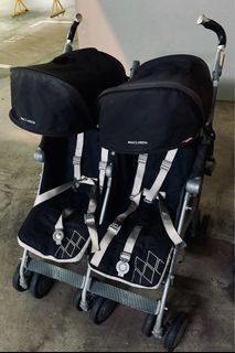 Maclaren Triumph Maclaren Double Stroller Used Maclaren Twin