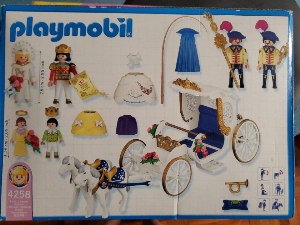 Manual Playmobil set 4258 Fairy Tales Royal carriage, 興趣及遊戲