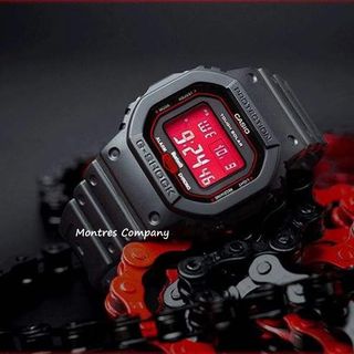 Montres Company 香港註冊公司 (32年老店) 卡西歐 CASIO G-SHOCK G SHOCK GSHOCK 血鶴 電波 Multi band 6 Tough Solar 光動能 太陽能 GWB5600 GWB5600AR GW-B5600 GW-B5600AR GW-B5600AR-1 黑紅色 有現貨64245677498113110