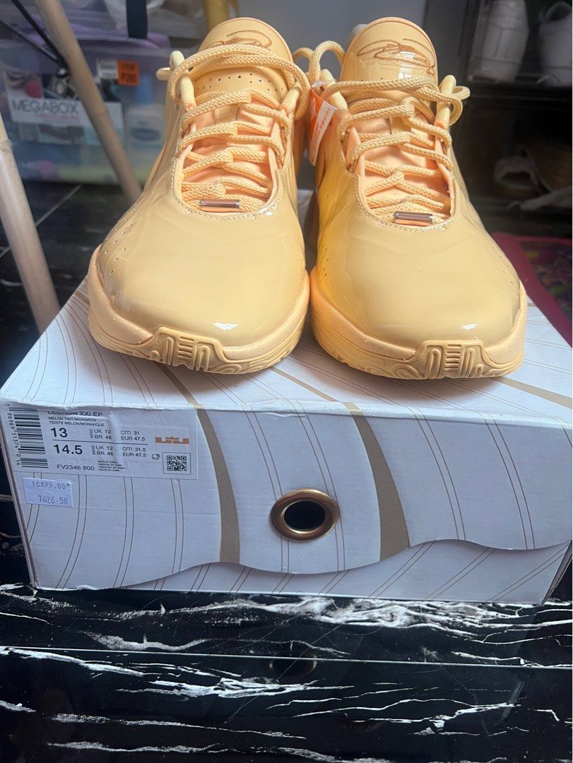 Nike LeBron 21 (Category: Sneakers) located in Mabalacat. Submitted by donroquevintageclothing (Listing ID 1393751361, Image 1). Description: Nike LeBron 21 Dragon Pearl 9/10 New/ Brand New Condition Size 13 Trade in for Sabrina2,SPO,GT Cut,LeBron 20 liverpool (Size US12) Original Mall price : 10K PHP..
