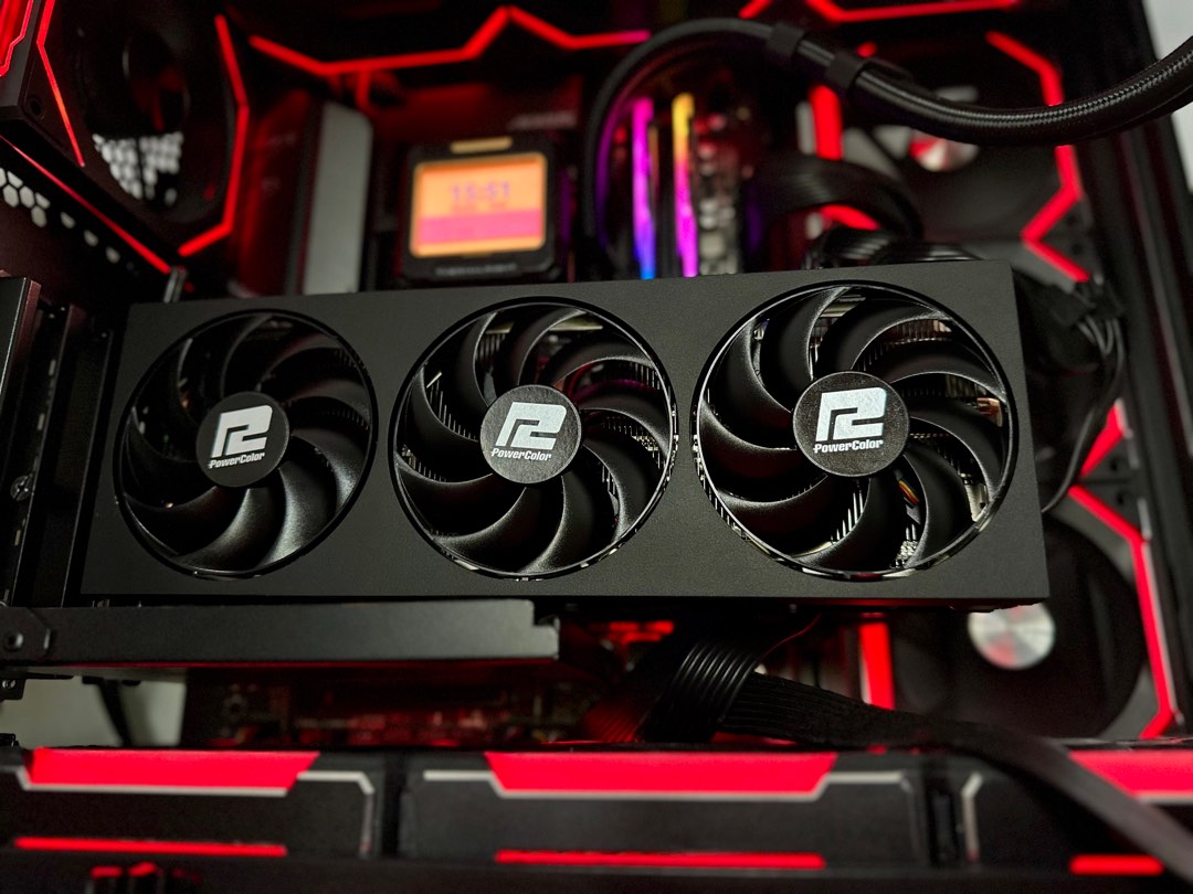 PowerColor Fighter RX 7800 XT 16GB GPU | Graphics Card, Computers ...
