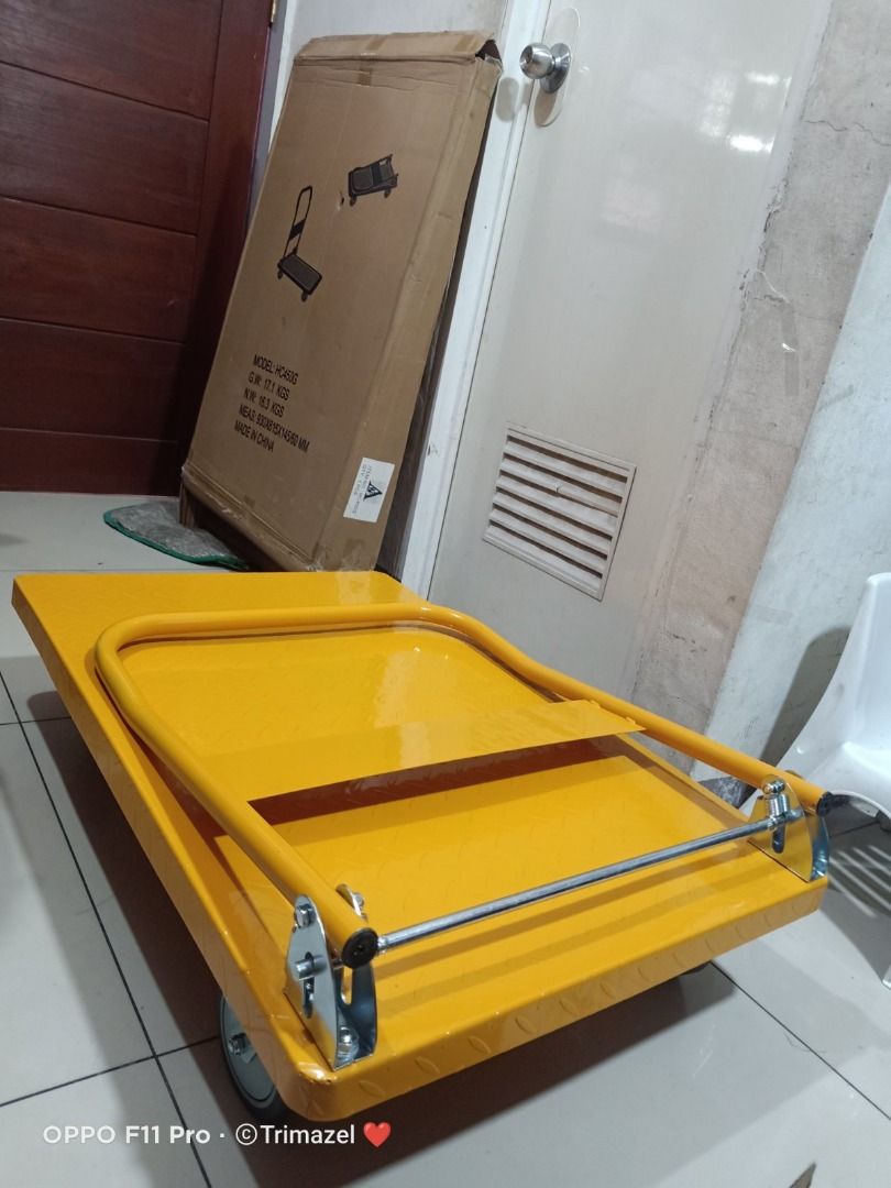 push cart trolley (Category: Strollers) located in Pasig City. Submitted by khamille03 (Listing ID 1394662641, Image 2). Description: ✅ Guaranteed lowest price ✅ Quality products ✅ Big discount for bulk orders ✅ 100% LEGIT TRUSTED SUPPLIER! ✅ With Complete Legal Documents ✅ BIR Registered We Supply All Kinds Of PPE Supplies, Raincoat, Hard Hat, Cooler Box, Plastic Trash Bin, Road Barriers, Kayak Boats, Crystal Kayak, Traffic Cone, T-Bollards & Al