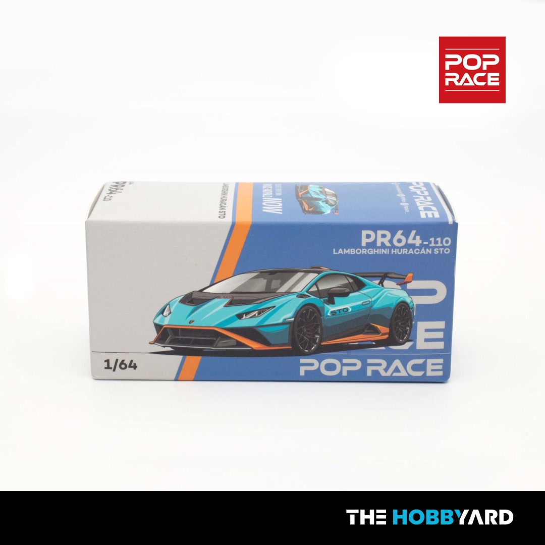 [READY STOCK] Pop Race 1/64 Lamborghini Huracan STO Blue PR64-0110 ...