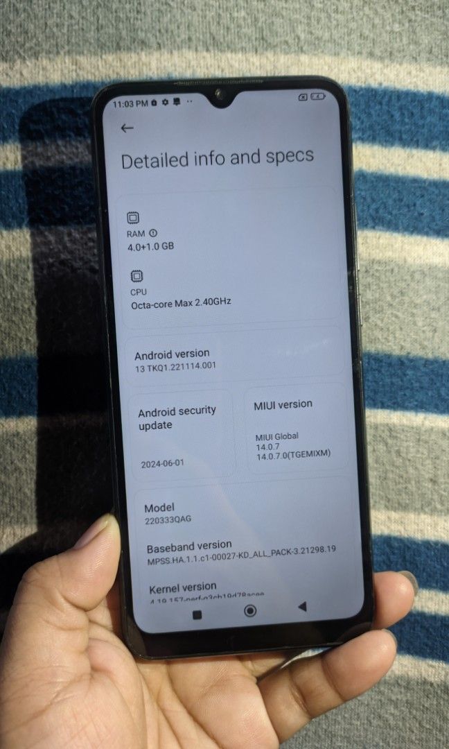 Redmi 10c (Category: Xiaomi) located in Quezon City. Submitted by chel2704 (Listing ID 1394621146, Image 3). Description: Redmi 10c 4+1/64, no issue aside sa dents ₱2000!!! Commonwealth, Qc.