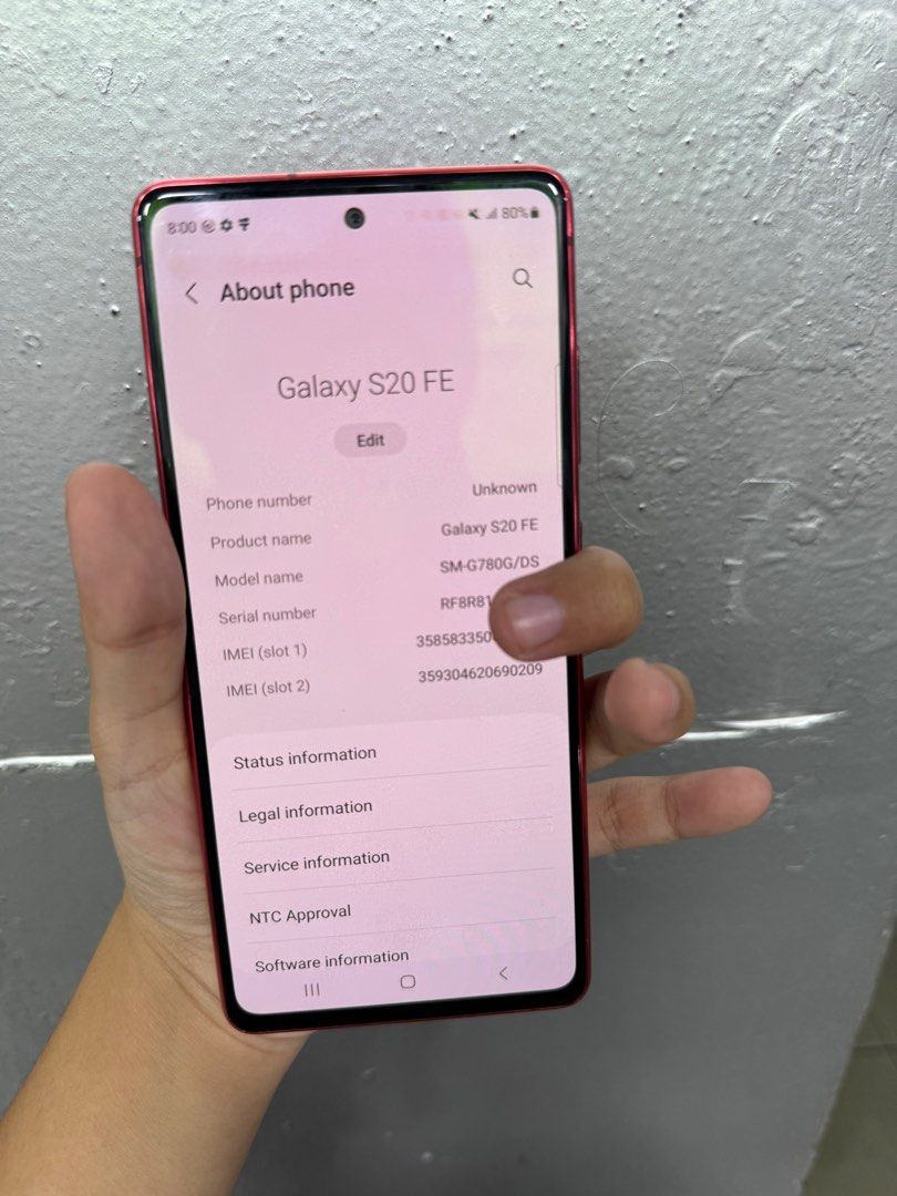 Samsung S20 Fe 8/128 (Category: Samsung) located in San Juan City. Submitted by wainefreygadgetshop (Listing ID 1394760256, Image 3). Description: Samsung S20 Fe 8/128 (Search nyo nalang full specs) ALL GOODS AT WORKING NO REPAIR HISTORY GAMING PHONE PEDE PANG BACK UP PHONE SNAPDRAGON CAMERA SOBRANG LINAW MAKINIS PEDE SA MAARTE BAWAL SA NAG IINARTE! *MAY LIGHT AMOLED BURN NORMAL NA YAN SA ANDROID TEST TO SAWA BAGO BAYARAN. Buy at your own risk 😊