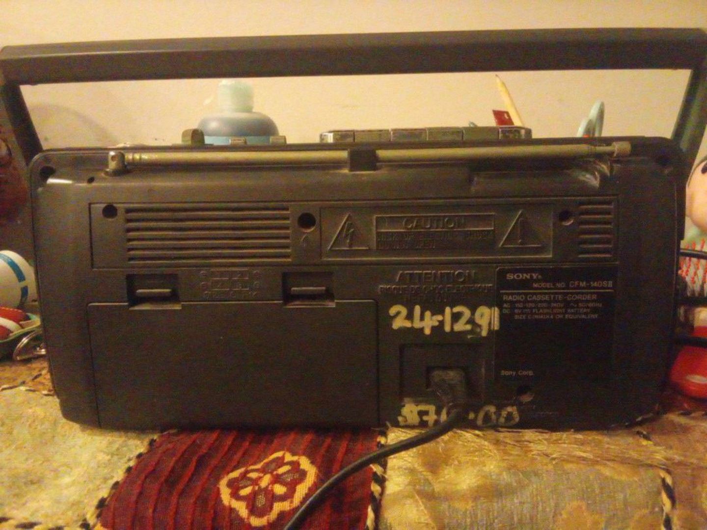 Sony Radio Cassette-Corder CFS-W30563858886499585113