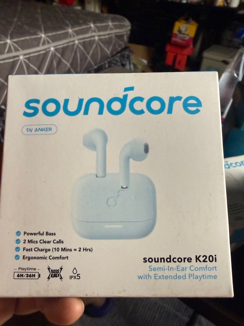 Soundcore k20i (Category: Headphones & Headsets) located in Manila. Submitted by ramelesve17435 (Listing ID 1394654516, Image 2). Description: Brand new.
