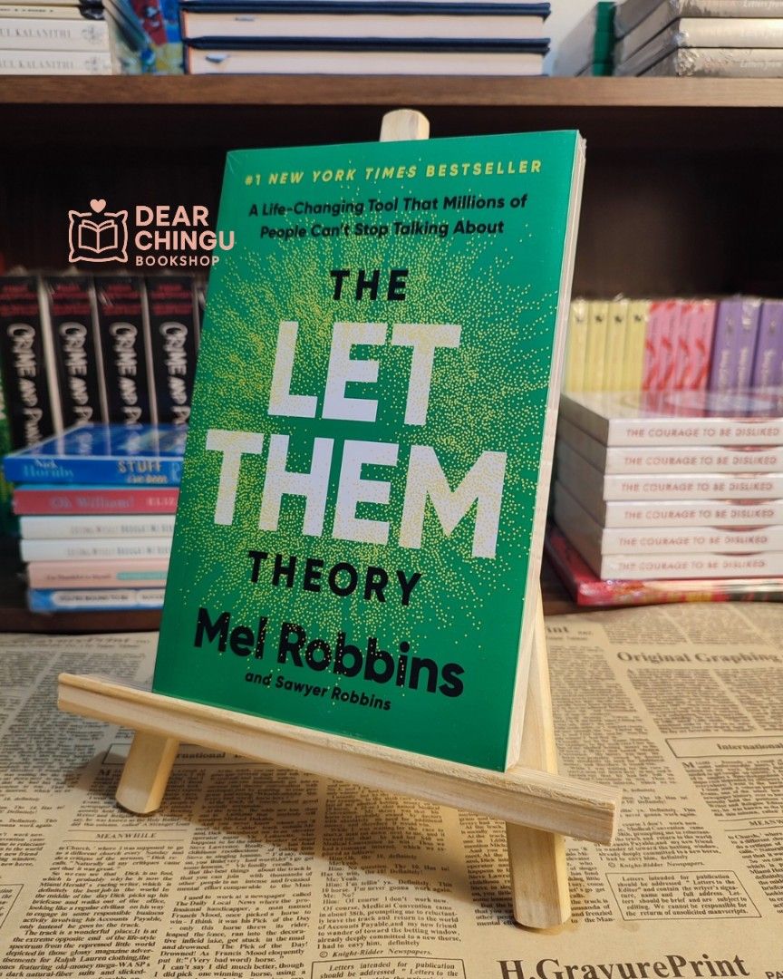 PRE-ORDER AVAILABLE: (PREMIUM) The Let Them Theory | Author: Mel Robbins - Paperback (Category: Storybooks) located in Manila. Submitted by randomstuffsgirlie (Listing ID 1375488418, Image 1). Description: 📚 𝙏𝙝𝙚 𝙇𝙚𝙩 𝙏𝙝𝙚𝙢 𝙏𝙝𝙚𝙤𝙧𝙮 𝙗𝙮 𝙈𝙚𝙡 𝙍𝙤𝙗𝙗𝙞𝙣𝙨 - ‼️ OPEN FOR PRE-ORDER ‼️ ✨ A refreshing take on letting go of control and finding peace through acceptance. Mel Robbins introduces a powerful mindset shift that helps you stop 