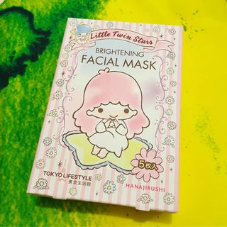(日本限定) 日本東京生活館 Tokyo lifestyle x little twin stars, hanajirushi, brightening facial mask (日本製) 面膜 (5片裝)64189508793473110