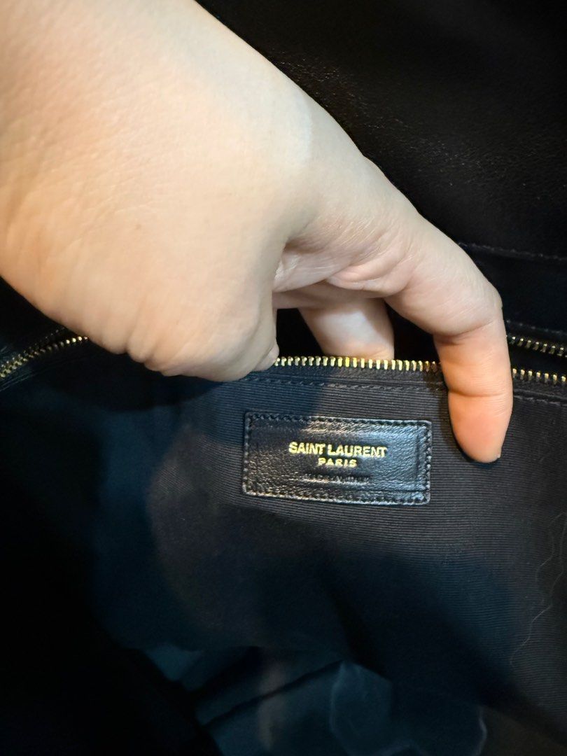 Ysl icare (Category: Luxury Bags & Wallets) located in Manila. Submitted by _tala_17 (Listing ID 1394784331, Image 2). Description: Bought this in Japan 2024 Used like only 5x Store price is 260,000 in php For viewing sa house pasig area .