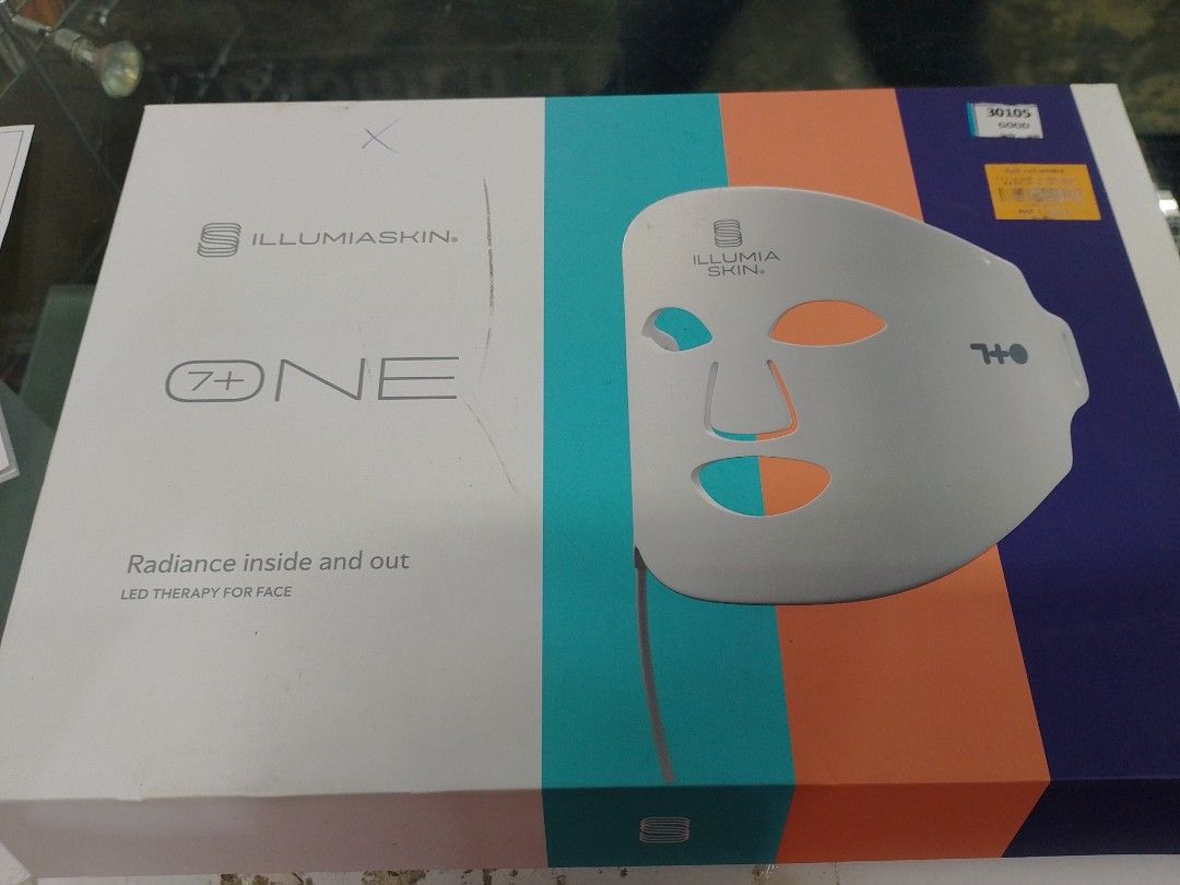 7+1 COLOUR LED FACE MASK. ILLUMIASKIN (Category: Sanitary Hygiene) located in Quezon City. Submitted by AlexaXander (Listing ID 1394802313, Image 1). Description: *7+1 COLOUR LED FACE MASK. *BRAND: ILLUMIASKIN *TRANSFORMATIVE & CLINICALLY PROVEN LED THERAPHY TO SAFELY REJUVINATE THE SKIN AND ADDRESSES MULTIPLE CONCERNS, SUCH AS FINE LINES, WRINKLES, SUN DAMAGE, DULLNESS, BLEMISHES, AND INFLAMMATIONS. *FOR MORE DETAILS: PLS.CALL OR TEXT CP#: 09081
